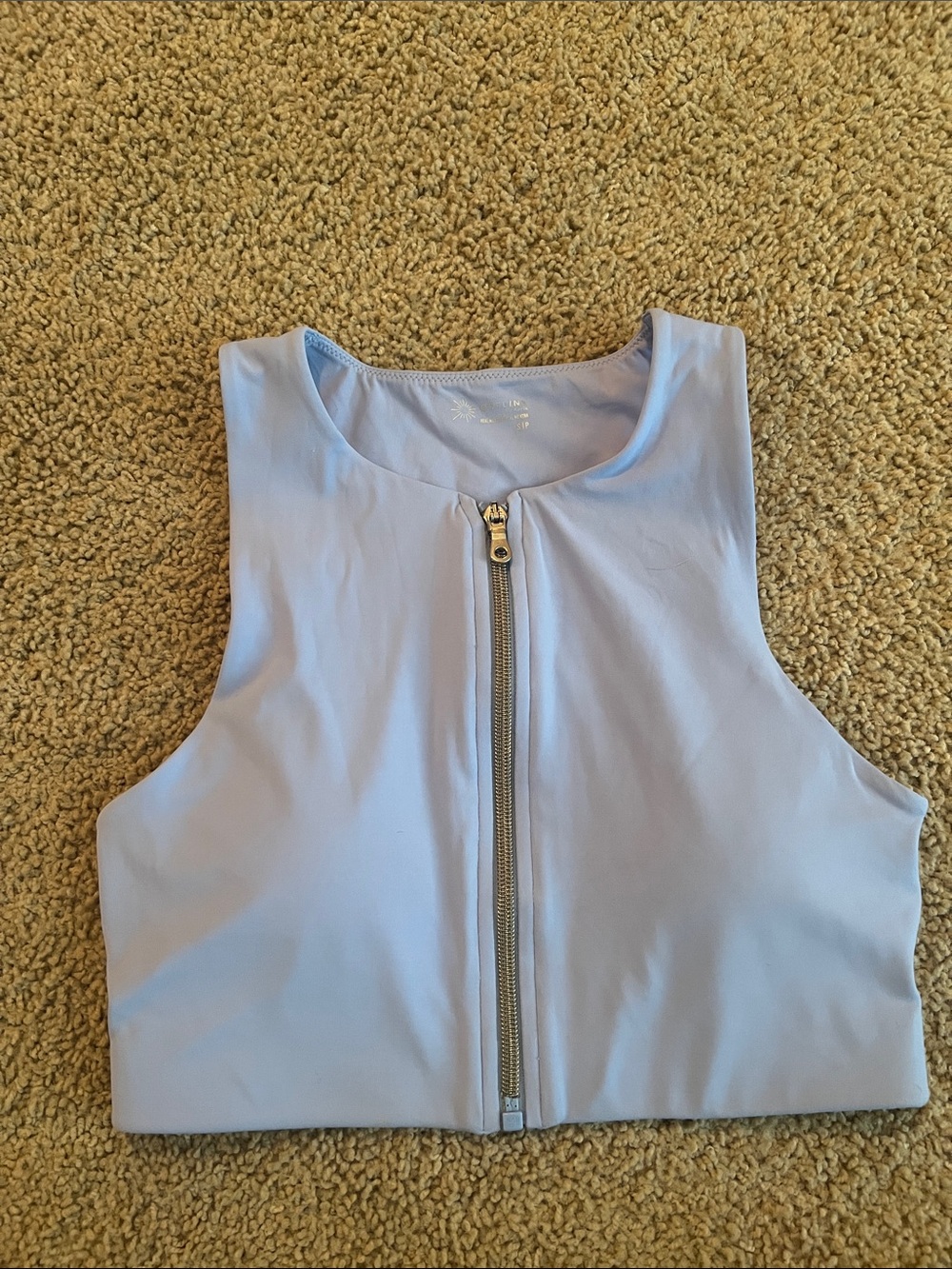 Offline by Aerie Real Me XTRA Zipper Longline Sports Bra